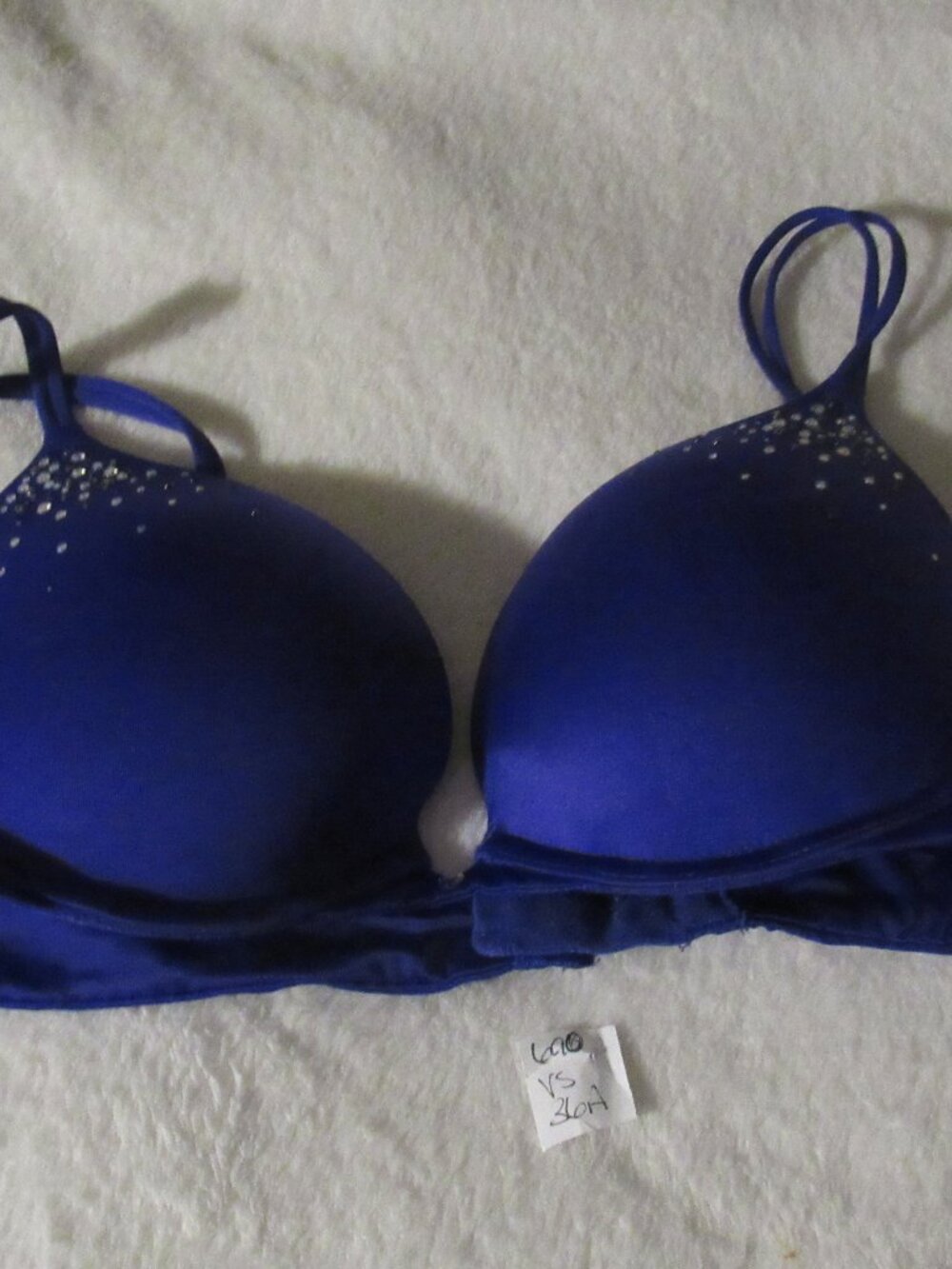 Victoria's Secret Very Sexy Push Up Purple Bra Size 36A USED 690